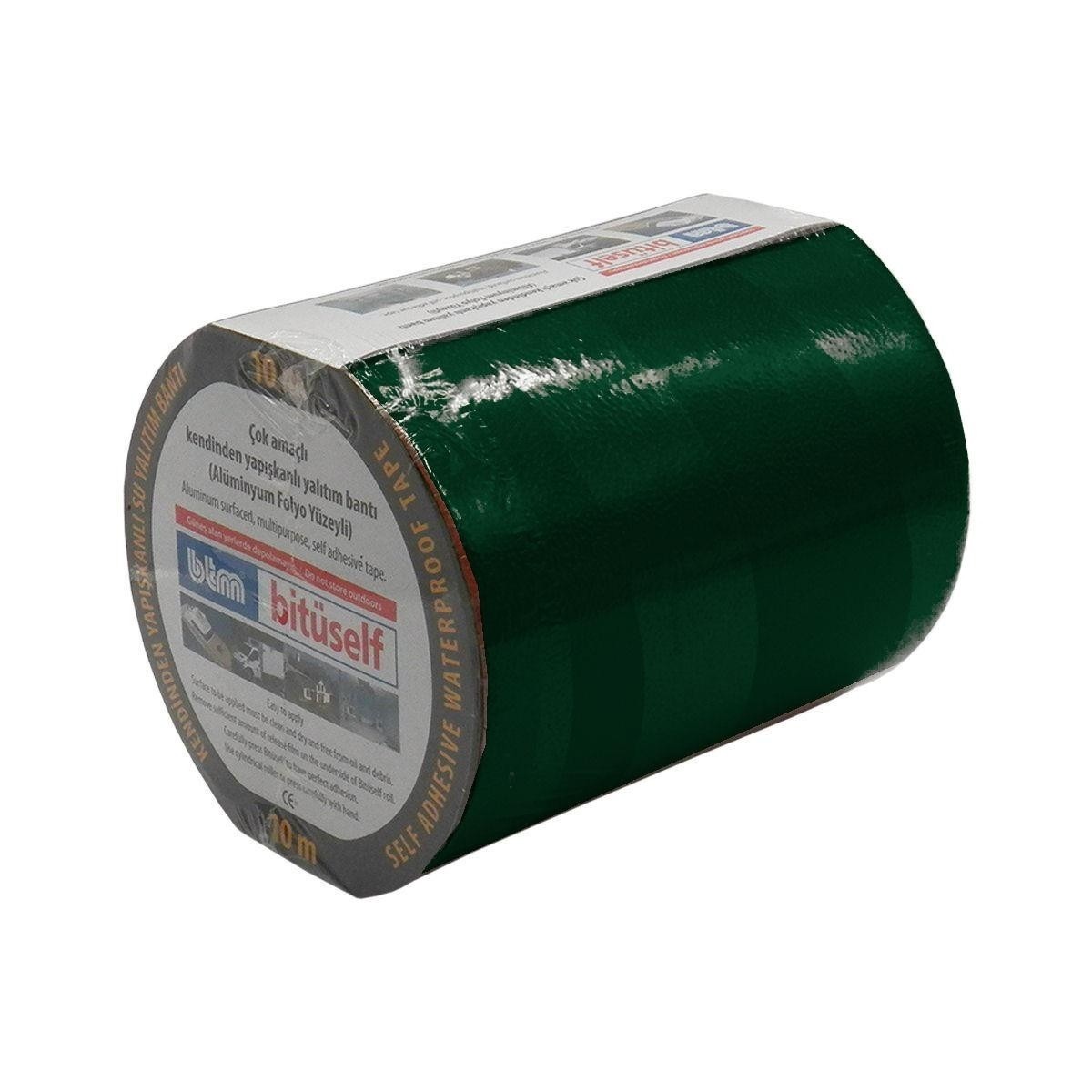 30 CM FOLYOLU YEŞİL BACA DİBİ BANDI ( 10 MT )